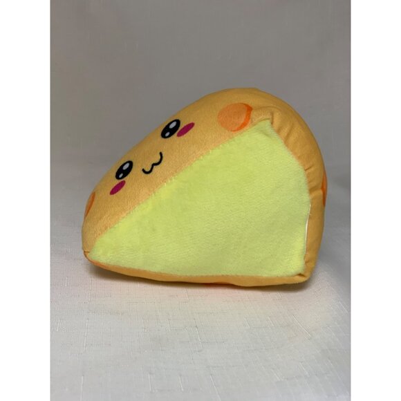 Plush Cheese Wedge With Cute Mouse Design & Adorable Face Stuffed Animal - Picture 7 of 9